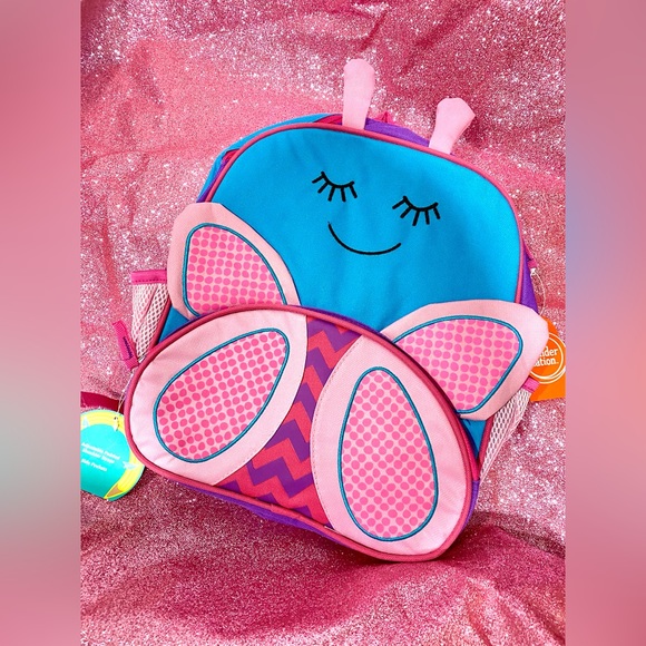 NWT WONDER NATION BUTTERFLY BACKPACK - Picture 3 of 3